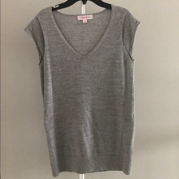 Xhilaration Silver/Gray V Neck Sweater Size Extra Large XL - Picture 1 of 8